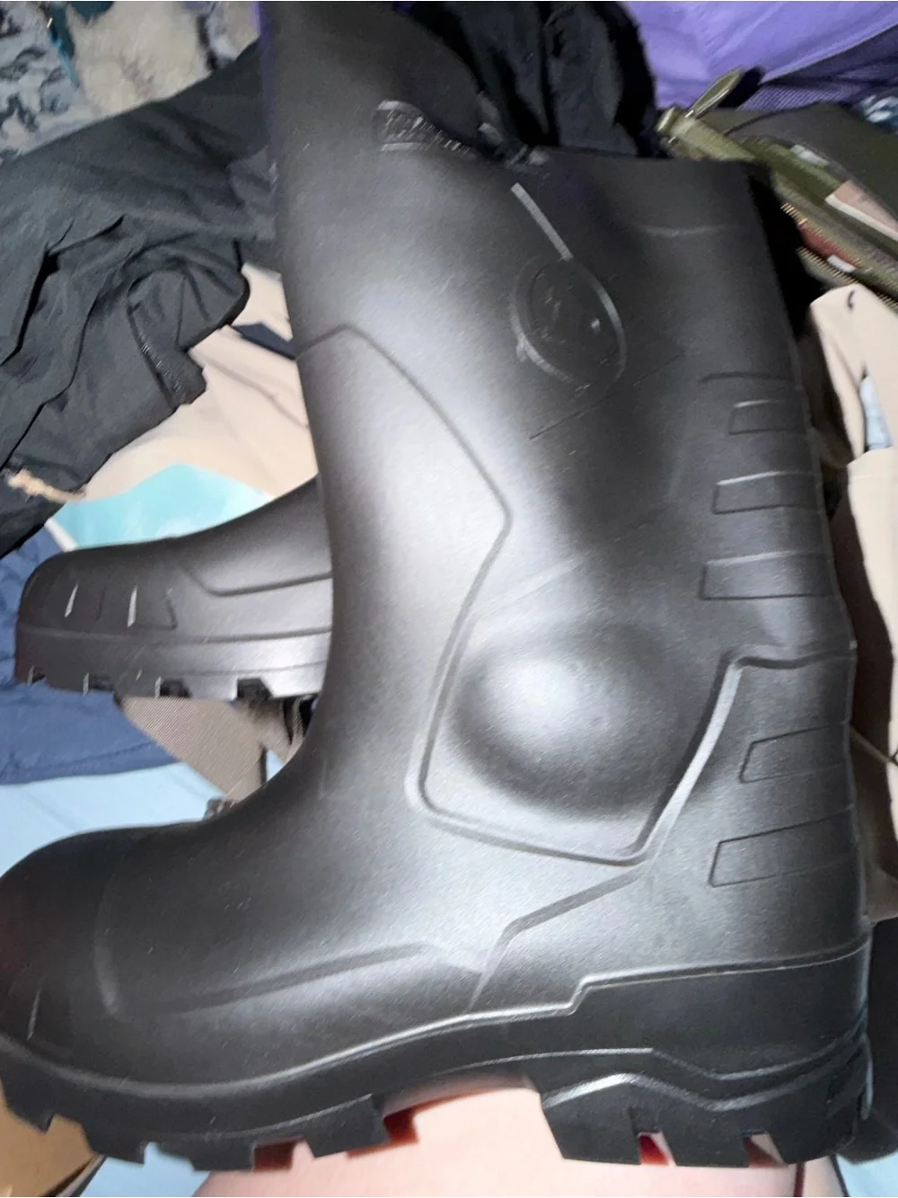 Dunlop Black Waterproof Men’s Rain & Snow Boots